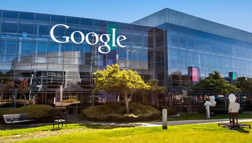 Google with a glass facade