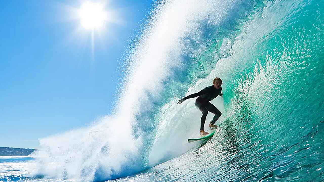 Surfing in Hawaii
